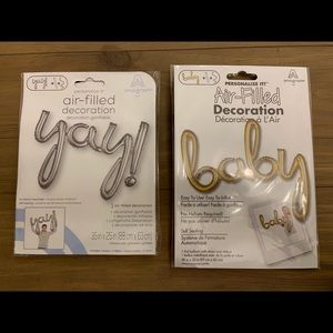 Yay Baby Twin Boy/Girl Tassel Banner